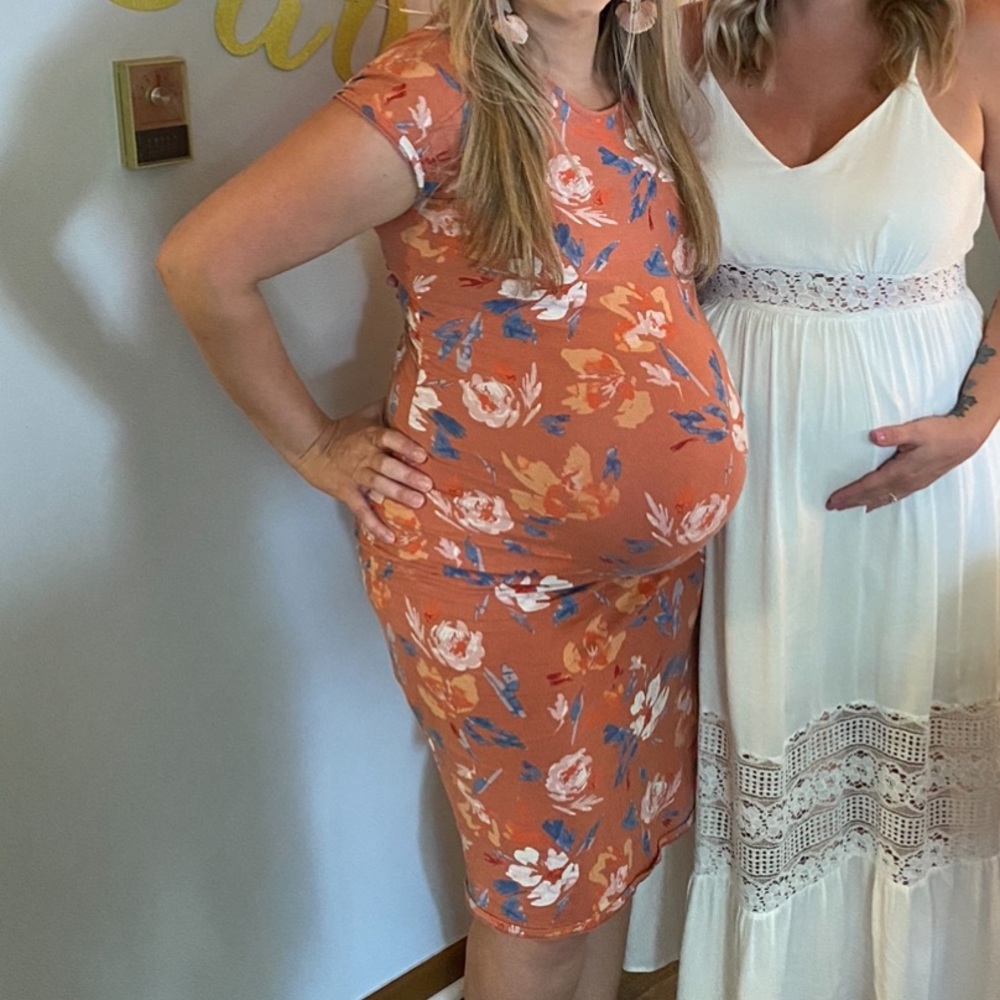 Isabel Maternity Floral Summer Dress